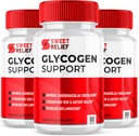 (3 Pack) Sweet Relief Glycogen Support Kapsler, Sweet Relief Blodkar Renere Supplement, Sweet releaf Glycogen Support Sweet Relief, SweetRelief Glucogen Support Sweet Relief (180 Kapsler)