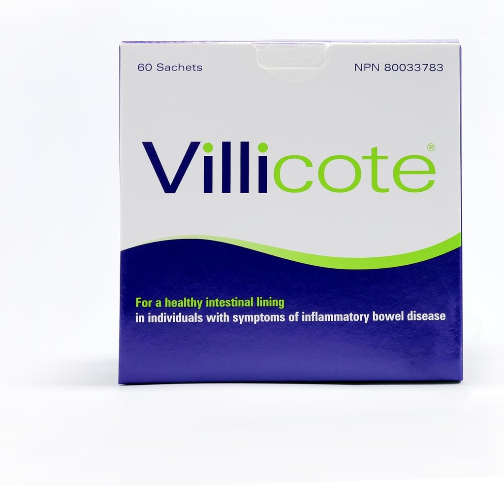 Wellesley Therapeutics Villicote, Restores Gut Health, fordøjelseskomfort, Non- GMO, Gluten- Free, Dairy- Free, Prebiotics, 120g, 60 breve