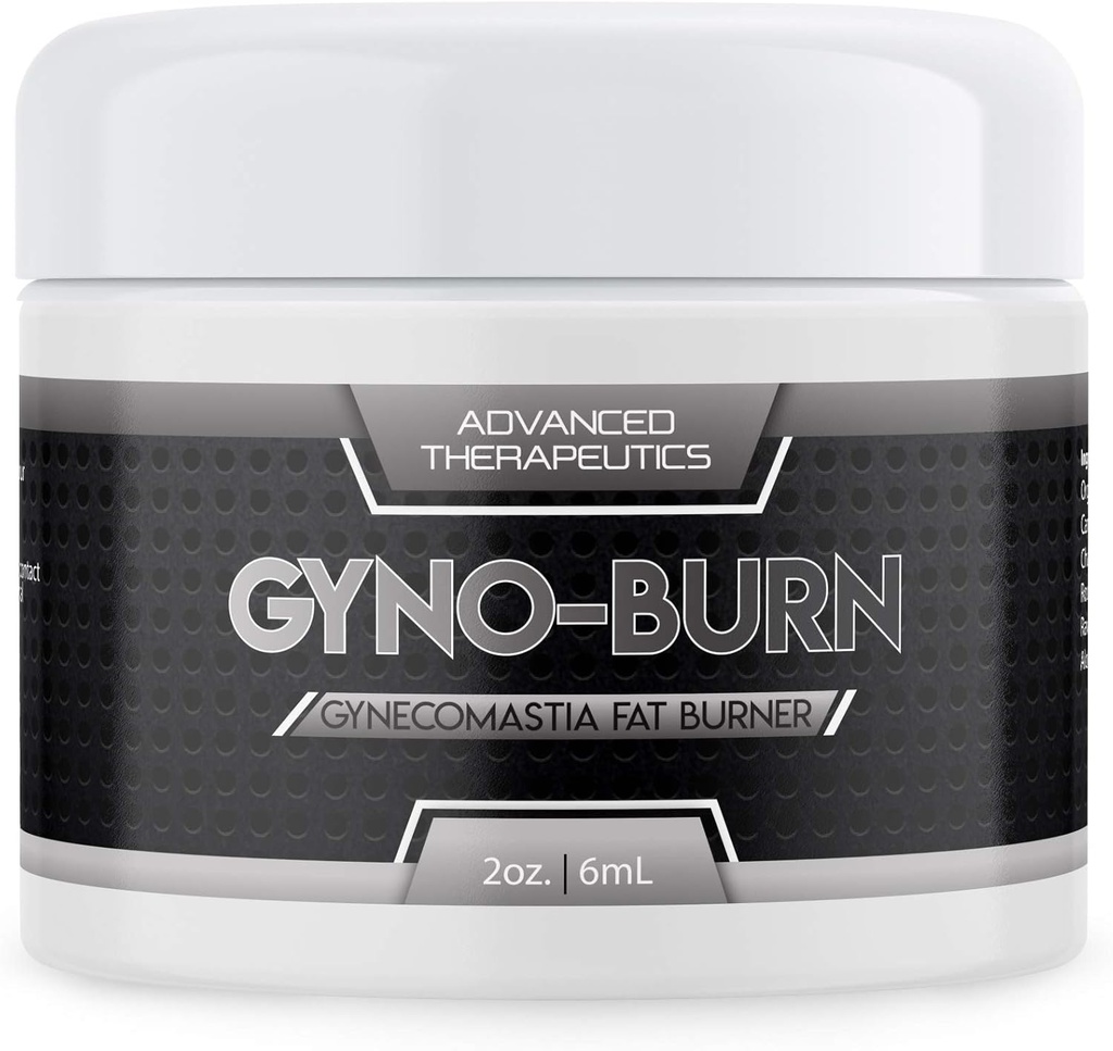 Gyno Burn Gynecomasti Cream Ny 4 Ounce Jar. Burn Stubborn Chest Fat og Firm op dine Pecs. Fat Burner Cream Arbejder for mænd og kvinder