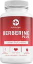 Berberine Plus 1200mg med Royal Jelly - understøtter vægtstyring, Heart Health & Glucose Metabolisme - 120 Veganske kapsler - Non- GMO, Made in USA