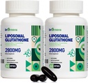 2800 MG Liposomal Glutathion Supplement, afgiftende & immunforsvar, aging Defense, Energy, Glutathione Unique Formulering Reduceret