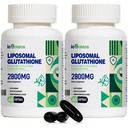 2800 MG Liposomal Glutathion Supplement, afgiftende & immunforsvar, aging Defense, Energy, Glutathione Unique Formulering Reduceret