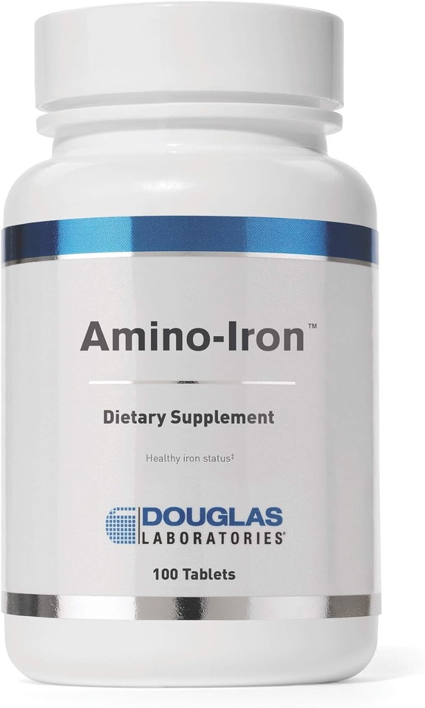 Douglas Laboratories Amino-Iron Measures 124; stærkt Absorberet Jern / Aminosyre Supplement