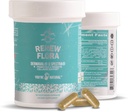 Renew Flora - Advanced Collagen & Skin Support - Antioxidant Plus fordøjelsesenzymer og Gut Support til kvinder & Mænd med kliniske undersøgelser - Lactobacillus og 12 registrerede probiotika - 30 dages forsyning