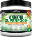 Super Green Powder Superfood - Green Powder med Probiotika Prebiotika Digitale enzymer og 43 Green Superfoods - Chlorophyll Bilberry Chlorella Spirulina Grass - Tastes Amazing - 30 Servere