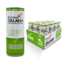 Reneva Collagen Protein Drink - 10g Collagen Peptider, Electrolytes, B- Vitamin, Zink, og Zero Sugar (Green Apple)