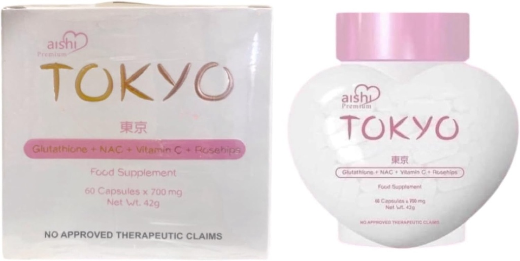 Tokyo Glutathione, 60 Kapsler