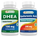 Bedste Naturals DHEA 100 mg & Hyaluronsyre 200 mg