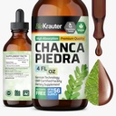 BIO KRAUTER Chanca Piedra Tincture - Natural Kidney Health Support Liquid - Chanca Piedra Stone Breaker & Gallbladder Cleanse Formula - Vegan, Alcohol & Sugar Free Drops - 4 oz