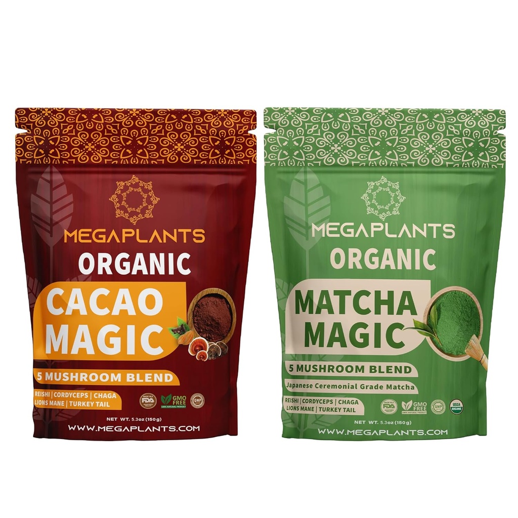 MegaPlants Cacao Magic & Matcha Magic (50 Servere)