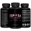 Esposa kvindelige Libido Booster for kvinder - Reignite Passion, øge energi & følsomhed, Boost Mood & Desire - Lavet i USA Natural kvindelige ekstraudstyr piller med Horny Geat Weed - 60 kapsler