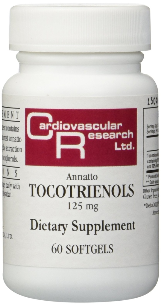 Økologiske formler - Annatto Tocotrienols 125 mg 60 gels [Sundhed og skønhed]