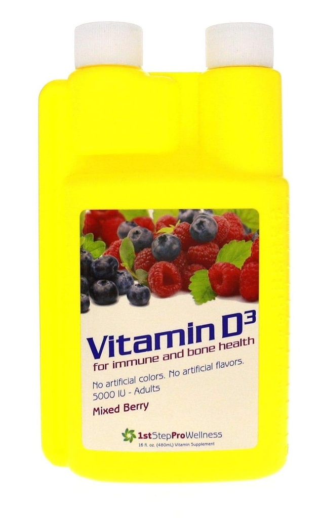 1st Step For Energy Liquid Vitamin D3 Mixed Berry
