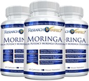 Forskning Verified Moringa Oleifera - 100% Pure Extrac- 1200 mg Per Serving - 60 Tælling - 3 måneders forsyning