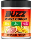 Energy Drink Powder - Energy Boost Drink Mix - Sukkerfri energi med antioxidanter - Morgen Kickstart og Sport Nutrition Endurance Produkt - 30 Servering, 8 Ounces (Tropical Fusion)