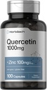 Horbäach Quercetin 1000mg Kapsler er 124; med 100mg Zink er 124; 100 Greve er 124; Non- GMO, Gluten Free Supplement er 124; High Potency Formel