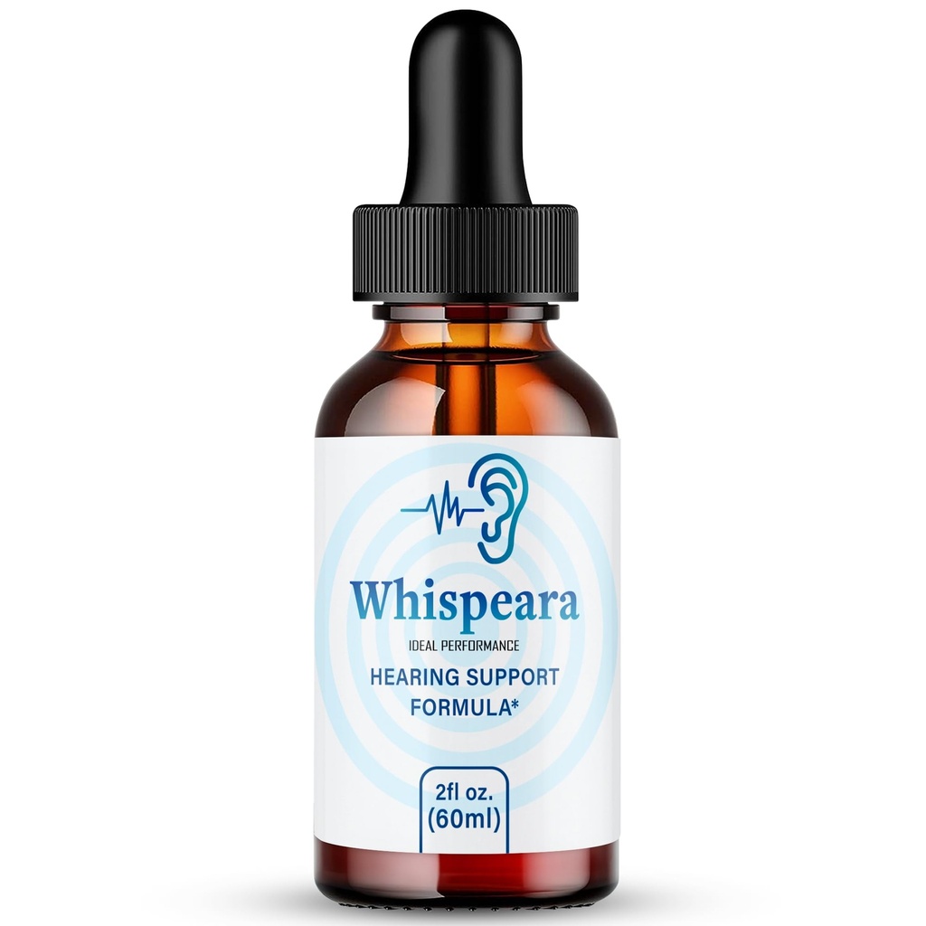 Whispeara Tinnitus Relief til Ringende Øre Drops, Ring Clear Tinnitus Liquid Drops, Maksimal styrke, Avanceret formel hørelse supplement, Øre Ringende Tinnitus, Whispeara anmeldelser (1 Pack)