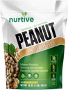 Peanut Protein Peptide Powder - Plant- baseret, Rich in Nutrients & Fiber - Ideel til atleter & Fitness Enticaster - Forbedret opløselighed og absorption - 18 Servering (16 oz / 454 g)