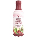 Forever Living - Aloe Berry Nectar, 90,7% Pure Aloe Vera Gel med tranebær og æbler, Ingen ekstra konserveringsmidler, 1L (pakning med 1)