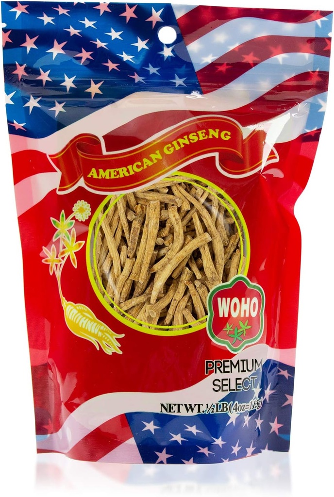 WOHO # 124.4 American Ginseng Prong Small 4oz Bag