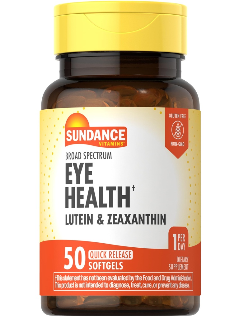 Sundance Lutein og Zeaxanthin Supplement Note 124; 50 Softgels