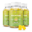BeLive Magnesium Gummies 200mg - 60 Ct - 124; Magnesium Glycinate Kosttilskud til afslapning, Stress Relief, og søvn for voksne & Børn - Tasty og Tangy Pineapple Flavor (3)