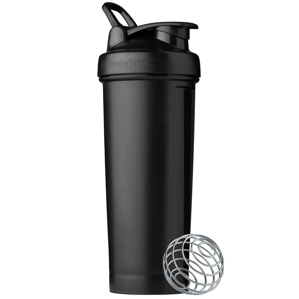 BlenderBottle Classic V2 Shaker Flaske Perfekt til Protein Shakes og Pre Workout, 32-Ounce, Sort