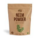 MB Herbals Pure Neem Powder 2 lb Mead124; 32 oz Mead124; 908 Gram Mead124; 100% Pure Wild- Crafted Neem Leaf Powder Mead124; Meget bitter Neem supplement til hud hår & Detox Mead124; Azadirachta Indica