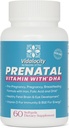 Vitalitet Prenatal Vitamin til kvinder, Multivitamin kapsler: Omega 3 Fish Oil (EPA / DHA), Magnesium, Folate, Vitamin D3, C, Vitamin B12, B6, Vitamin A, K & Zink, 60 Greve (60 Day Supply)