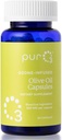 PurO3 Ekstra Virgin Olivenoliekapsler - høj potens Pure Ozonholdige olier til immunforsvar & wellness fordele - Organic Oxygen Infused Supplement - 90 Veggie Softgels