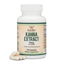 Kanna Extract Supplement (Sceletium Tortuosum) - 50mg Per kapsler, 120 Greve - for afslapning og fred i sindet (min .4% Total Alkaloider) Non- GMO, Gluten Free, Vegan Safe by Double Wood