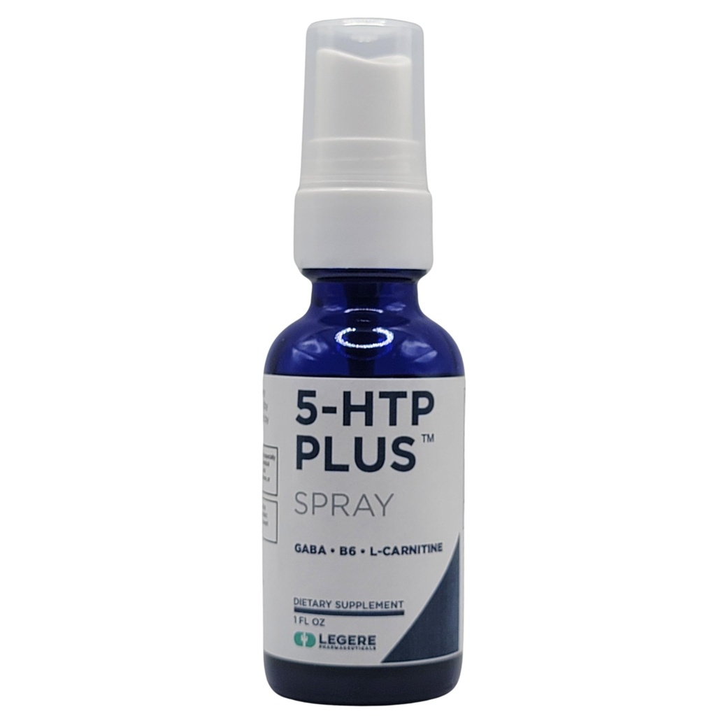 5- HTP Plus GABA, B6, L- Carnitin Supplement Spray 1 fl oz. Understøtter søvn og afslapning.