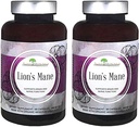 Aloha Medicinals Lion 's Mane, Certified Organic Mushroom Supplement, pakke med 2, 90 kapsler Hver