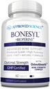 Godkendte Science Bonesyl - Styrker knoglerne, Limit Bone Density Tab - Opretholde samlet ben sundhed - K2, BioPerine, og Magnesium - 60 tabletter - Vegan - Made in USA