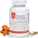 Nano Meda ® Turmerisk Curcumin med Boswellia Memory 124; 100% Biotilgængelig, Patenteret Mikroniseret Turmerisk, Forbedret Absorption 124; Fælles Support, 60 Greve