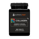 Youtory Herrecollagen - 5.000 mg - Dagligt kollagen tillæg for mænd - med 18 Aminosyrer - Joint, Knogler, Muskel, Hårvækst, Nail & Skin Support * - 290 tabletter (48 - Day Supply)
