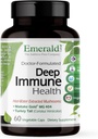 EMERALID LABS Deep Immune Health - immunsupport supplement med Maitake Guld svampe, Meriva gurkemeje & Astragalus Extract - 60 vegetabilske kapsler (30-dages forsyning)
