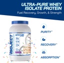 Evogen Isoject - Whey Protein Isolate Medic124; Ultra- Pure Whey Protein Powder med Identitor Enzymes, BCAA, og EAAs Medical 124; Forbedret Absorption & Recovery Medical 124; Fødselsdag Cake Medical 124; 25 Servering
