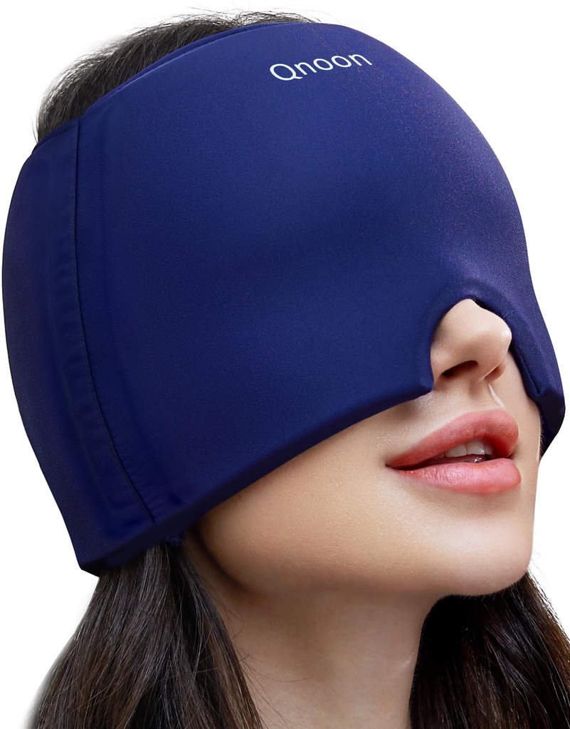 Migræne Relief Cap, Hovedpine Relief Cap Mask Produkter, Køling Odorless Gel Ice Head Wrap for Spænde, Stress, Handover & Puffy Eyes