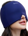 Migræne Relief Cap, Hovedpine Relief Cap Mask Produkter, Køling Odorless Gel Ice Head Wrap for Spænde, Stress, Handover & Puffy Eyes
