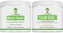 VitaMonk MuskelGuard & Clean EAA Bundle, HMB, EAA, D-vitamin, Magnesium, 9 essentielle aminosyrer til muskelvækst, Recovery & Performance, Lemonade Flavor, Ingen kunstige sødestoffer