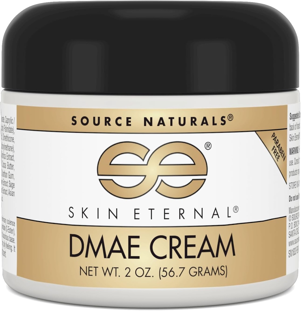 Source Naturals Skin Evig DMAE Cream, Paraben Free - 2 oz