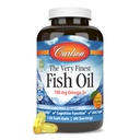 Carlson - Den meget fineste fiskeolie, 700 mg Omega- 3 s, Norwegian Fish Oil Supplement, Wild Canght Omega 3 Fish Oil, Sustainable Sourced Fish Oil Capsules, Omega 3 Supplement, Orange, 120 Softels