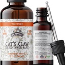 Katte Claw Tincture, Cat 's Claw Extract Alkohol Free Herbal Supplement Drops, Flydende naturlige fordøjelsessygdomme, Fælles Sundhed, Vegan - Made in USA - 2 Fl Oz