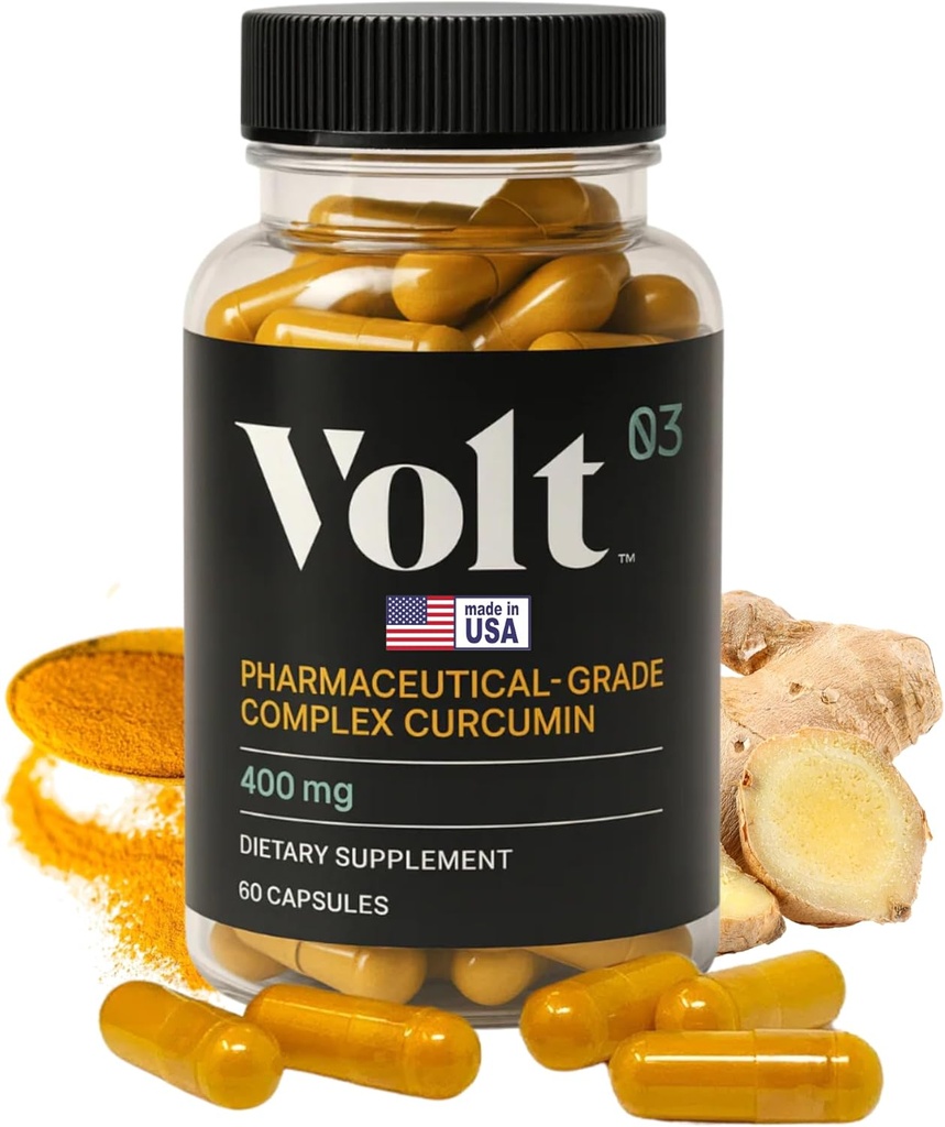 Økologisk Gurkemeje Kapsler, 400mg Complex Curcurmin - Farmakoterapeutisk - Grade Curcumin supplement til fælles sundhed, immunforsvar, og sund inflammation respons, 60- dag (2 måneder) forsyning