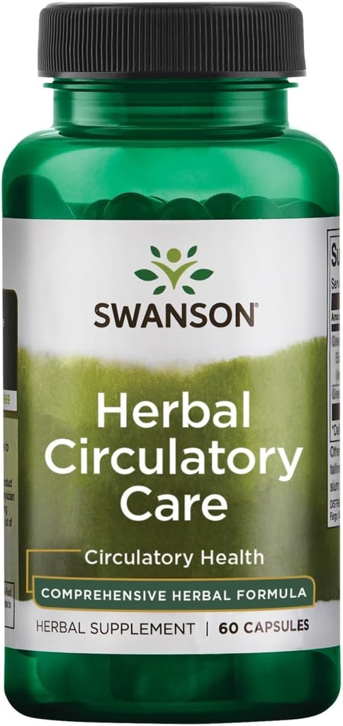Swanson Full Spectrum Herbal Circulatory Care 60 Kapsler