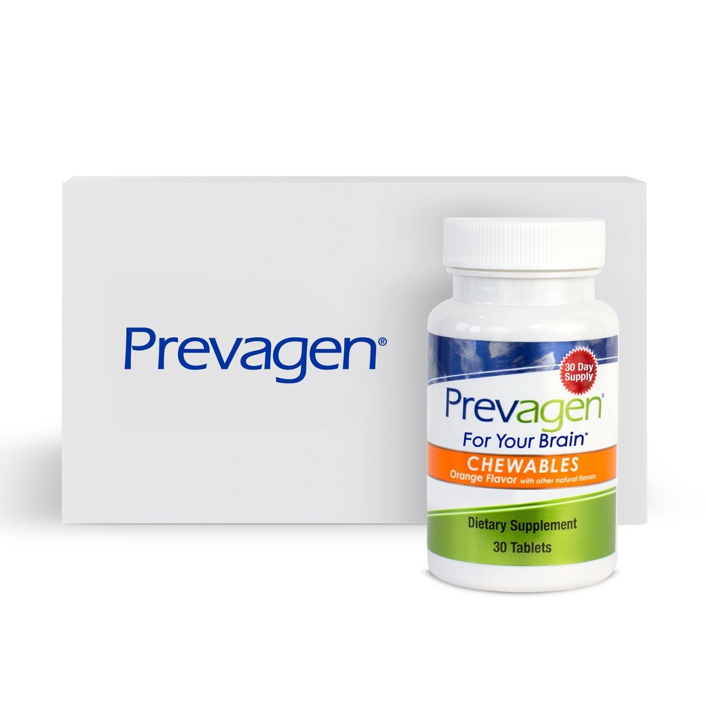 Prevagen Regular Strength Orange Chewables - 30 tabletter (1 måned Tilgang)