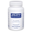 Ren indkapsling L- Lysin - Essential Aminosyre supplement til immunforsvar & Gum, Lip Health * - med L- Lysin HCl - 90 kapsler