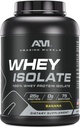 Amazing Muscle Whey Protein Isolate Powder Buddy 124; 25 Bedste Protein Per Serving Buddy 124; 100% Whey Isolate Buddy 124; Zero Fat Buddy 124; Lavet i USA (5 Lb, Banana)