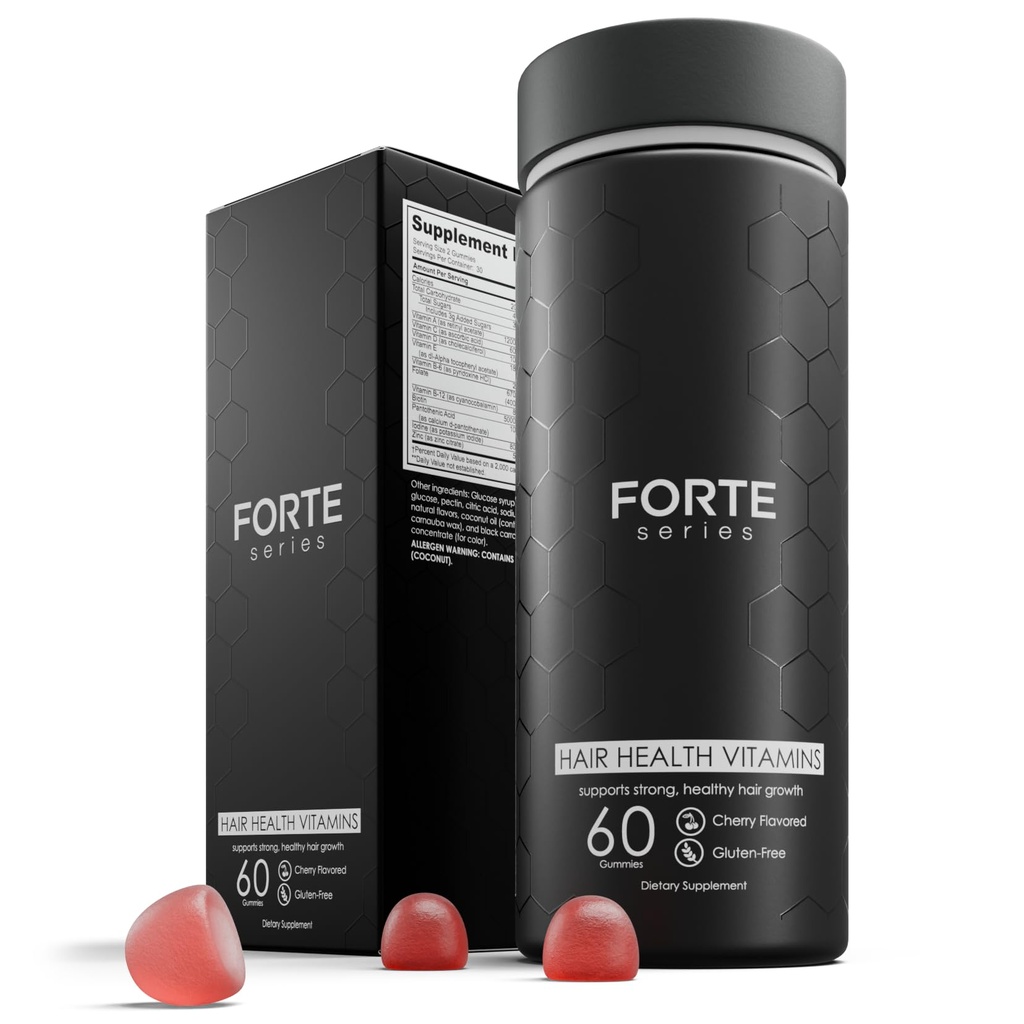 Biotin- boostet hår gummier: låse sundere, Fuller hår med essentielle vitaminer C, D & E